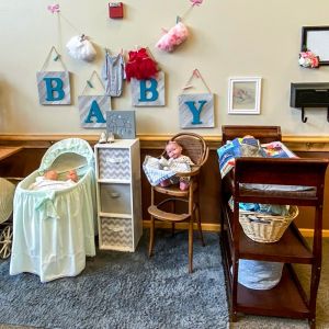 Life Station - Nursery, bassinet, highchair, changing table, baby clothes