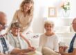 Seniors enjoying their daily routine and activities