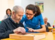 Senior man receiving personalized care